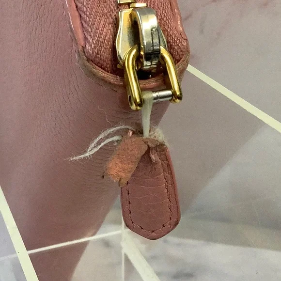 Pre-owned Prada Pink Leather Wallet